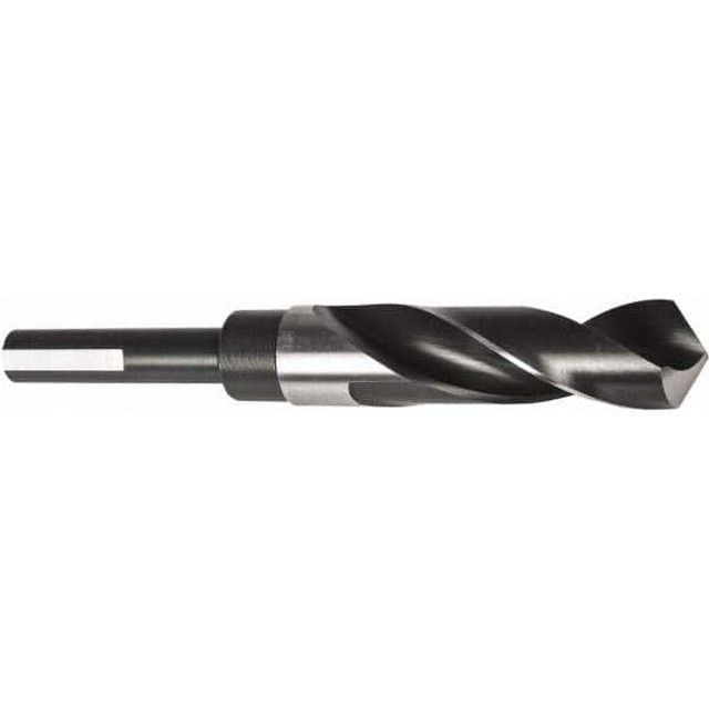 Precision Twist Drill 5999577 Reduced Shank Drill Bit:  1.0938'' Dia,  1/2'' Shank Dia,  118 deg,  High-Speed Steel