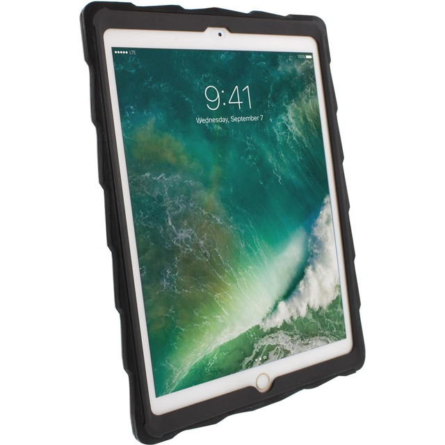 HARD CANDY CASES INC DTC-IPAD97-BLK_SMK Gumdrop Drop Tech Case for iPad (2017) - Black, Smoke, Transparent - For Apple iPad (5th Generation) Tablet - Smoke