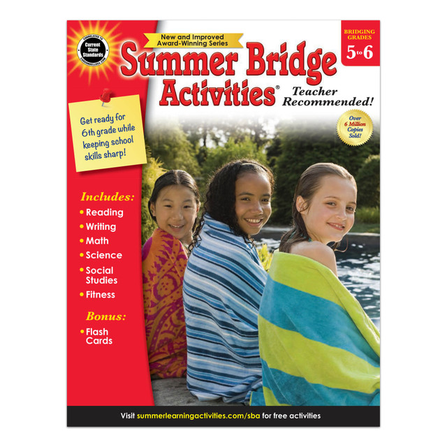 CARSON-DELLOSA PUBLISHING LLC 704701 Carson-Dellosa Summer Bridge Activities Workbook, 2nd Edition, Grades 5-6
