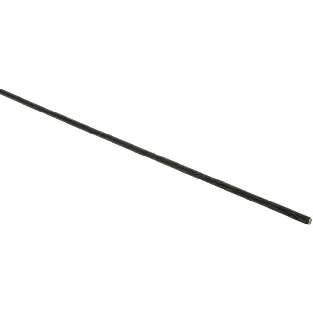 MSC 21602 Threaded Rod: 1/4-28, 6' Long, Low Carbon Steel