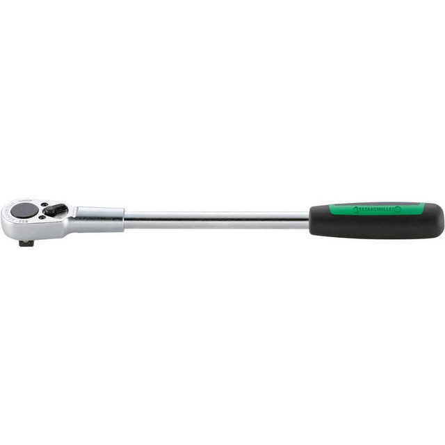 Stahlwille 13121010 Ratchets; Tool Type: Reversible Ratchet ; Drive Size: 1/2 in ; Head Shape: Pear ; Head Style: Fixed; Reversible ; Material: Alloy Steel; Chrome ; Finish: Chrome-Plated