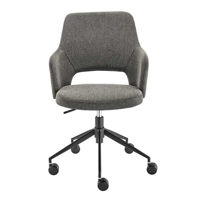 EURO STYLE, INC. Eurostyle 30394-CHAR  Darcie Office Chair, Charcoal/Black