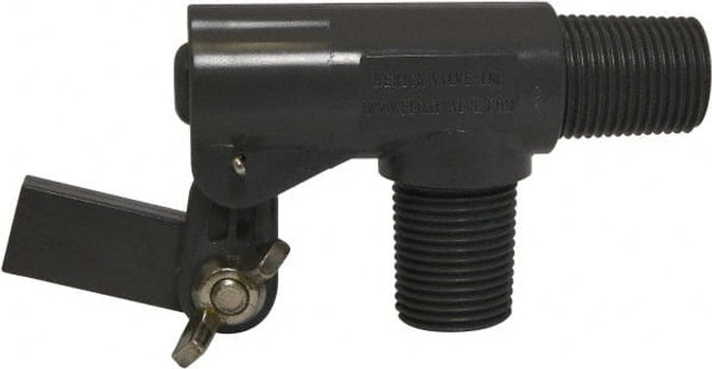 Control Devices PS3838187 3/8" Pipe, PVC, Angle Pattern-Single Seat, Mechanical Float Valve