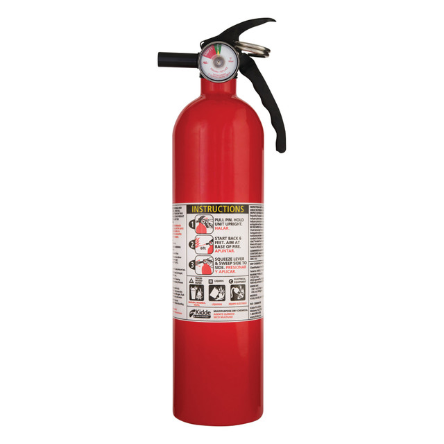 KIDDE FIRE AND SAFETY 408-466142 Kidde 1-A 10 B:C Full Home Fire Extinguisher, 2.5 Lb, 14-7/16in x 4-5/8in