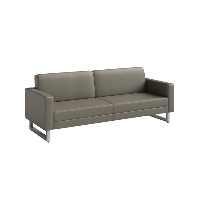 SAFCO PRODUCTS CO Safco 1730MRL2SLVGR  Mirella Lounge Sofa, Gray/Silver