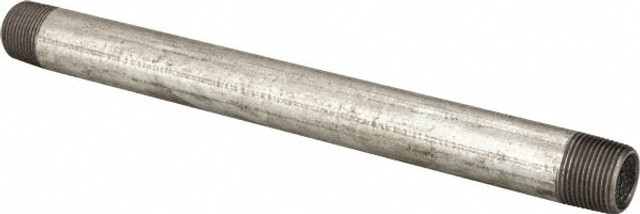 B&K Mueller 564-110HC Galvanized Pipe Nipple: 3/4", 11" Long, Schedule 40, Steel