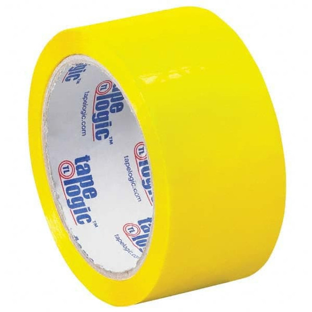 Tape Logic T90122Y6PK Pack of (6) 55 Yd Rolls 2" Yellow Box Sealing & Label Protection Tape