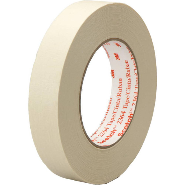 3M Masking Tape: 5" Wide, 60 yd Long, 6.5 mil Thick, Tan 7010374266
