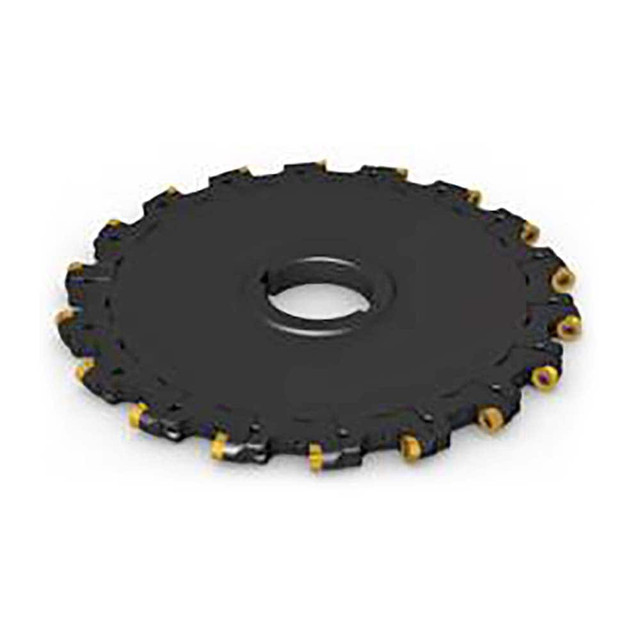 Seco 02740869 Indexable Slotting Cutter: 0.315" Cutting Width, 12" Cutter Dia, Arbor Hole Connection, 4.4" Max Depth of Cut, 2" Hole