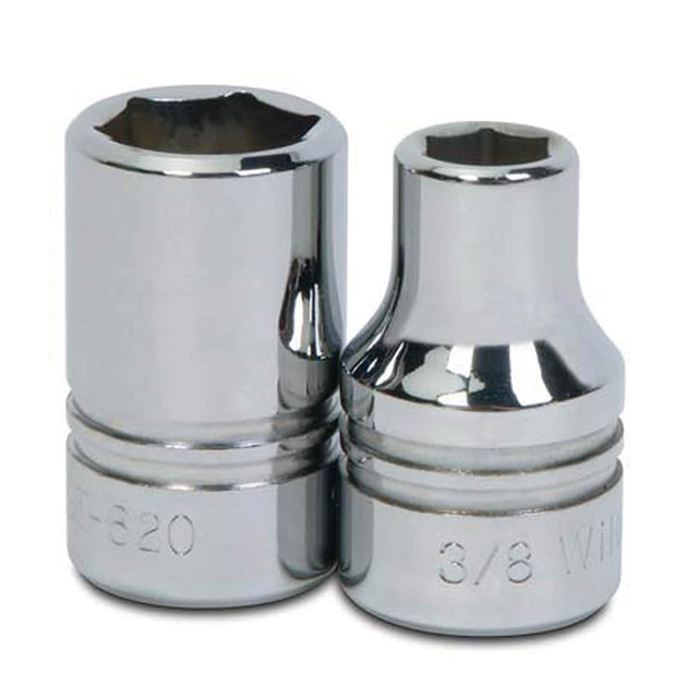 Williams ST-614 Hand Sockets; Socket Type: Standard ; Drive Size: 1/2 ; Drive Style: Square ; Number Of Points: 6 ; Overall Length (Inch): 1-1/2in ; Overall Length (Decimal Inch): 1.5