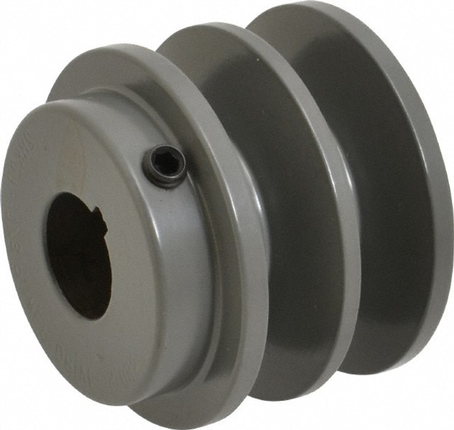 Value Collection 2BK27-7/8 7/8" Bore Diam, 2.7" OD, Finished Bore Two Groove Sheave