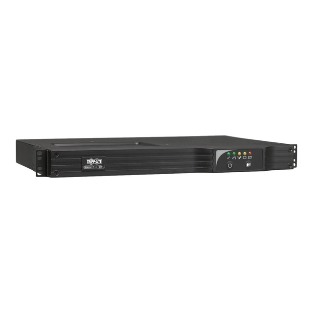 TRIPP LITE SMART750RM1UN  UPS Smart 750VA 600W Rackmount AVR 120V Preinstalled WEBCARDLX Pure Sign Wave USB DB9 1URM - UPS (rack-mountable) - AC 120 V - 600 Watt - 750 VA - RS-232, USB - output connectors: 6 - 1U - with SNMP/Web management accessory 