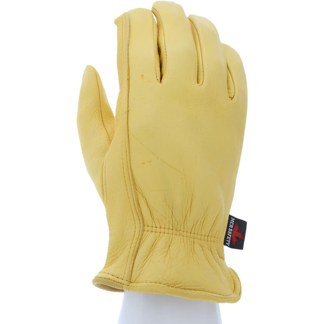 MCR Safety 3501L Gloves: Size L, Deerskin
