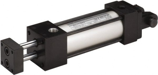 Norgren NC01A-N07-AACM0 Double Acting Rodless Air Cylinder: 1-1/2" Bore, 1" Stroke, 250 psi Max, 1/4 NPT Port, Clevis Mount