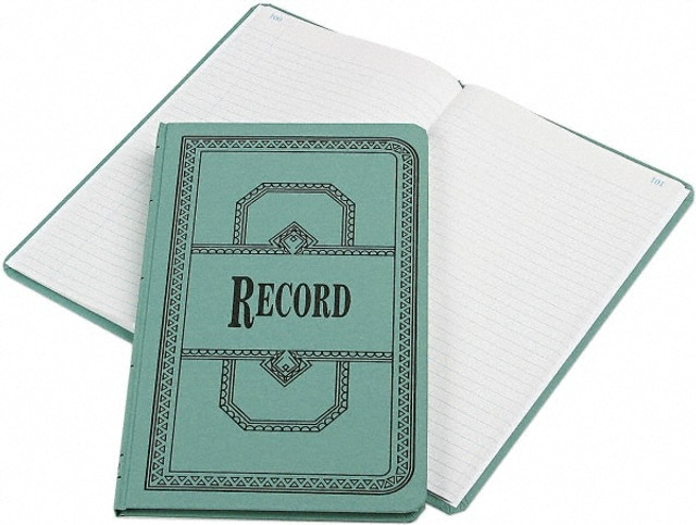 Boorum & Pease BOR66150R Record/Account Book: 150 Sheets, Record Ruled, Blue Paper