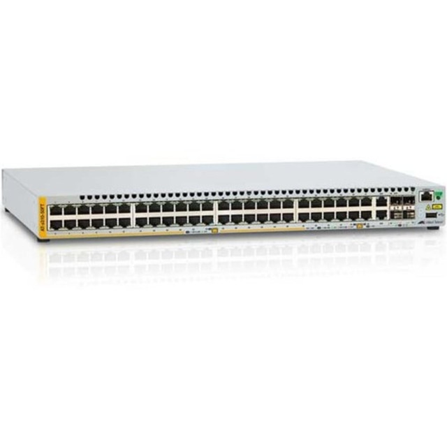 ALLIED TELESIS, INC. Allied Telesis AT-X310-50FT-90  AT-x310-50FT Layer 3 Switch - 48 Ports - Manageable - Fast Ethernet, Gigabit Ethernet - 10/100Base-TX, 1000Base-X, 10/100/1000Base-TX - 3 Layer Supported - 2 SFP Slots - Twisted Pair, Optical Fiber