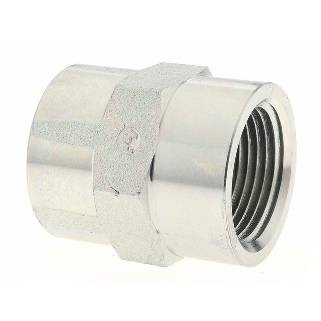 Brennan BD-16044 Industrial Pipe Coupling: 1 x 1" Female Thread, FNPT x FNPT