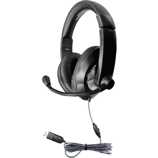 VCOM INTERNATIONAL MULTI MEDIA ST2BKU Ergoguys Hamilton Buhl Smart-Trek Deluxe Stereo Headset with In-Line Volume - Stereo - USB - Wired - 32 Ohm - 50 Hz to 20 kHz - Over-the-head - Binaural - Circumaural - 5 ft Cable - Omni-directional, Noise Cancel VCOM INTERNATIONAL MULTI MEDIA ST2BKU Ergoguys Hamilton Buhl Smart-Trek Deluxe Stereo Headset with In-Line Volume - Stereo - USB - Wired - 32 Ohm - 50 Hz to 20 kHz - Over-the-head - Binaural - Circumaural - 5 ft Cable - Omni-directional, Noise Cancel