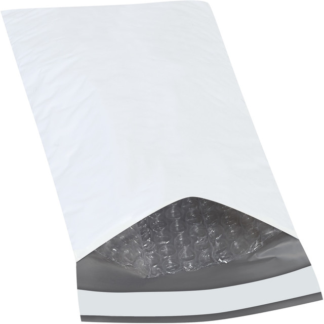 VIEWCAST CORP B829 Partners Brand eCom Bubble-Lined Poly Mailers, 5in x 10in, White, Case Of 250 VIEWCAST CORP B829 Partners Brand eCom Bubble-Lined Poly Mailers, 5in x 10in, White, Case Of 250