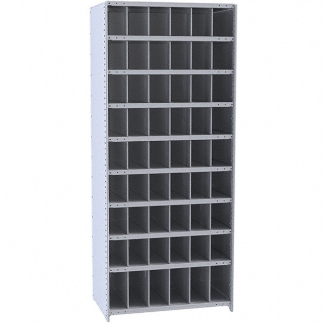 Hallowell 5528-12HG 54 Bin Closed Industrial Bin Shelving