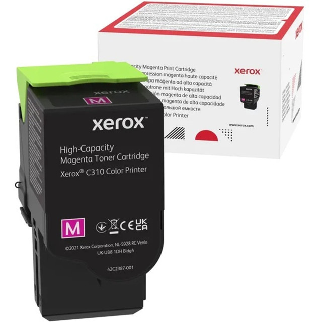 XEROX CORPORATION 006R04366 Xerox Genuine Xerox C310 Color Printer/ C315 Color Multifunction Printer Magenta High capacity Toner Cartridge (5500 Pages) - 006R04366 - 5500 Pages