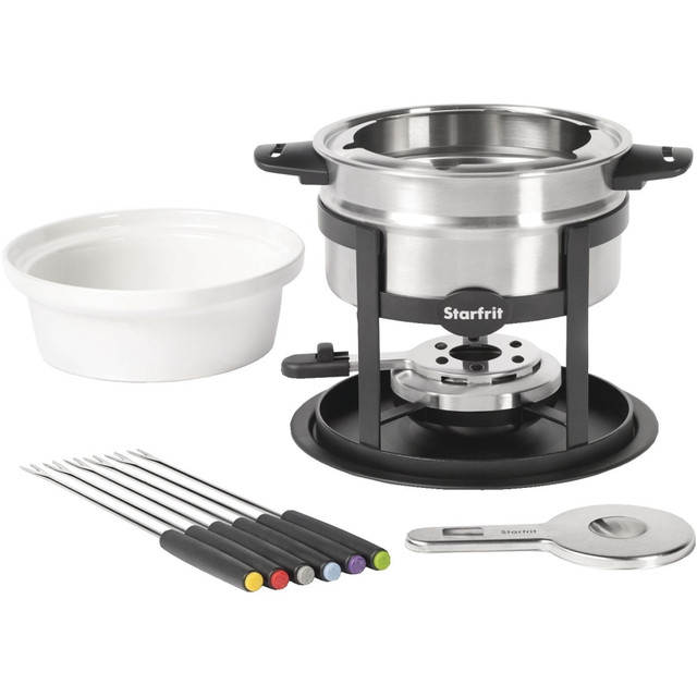 STARFRIT USA INC 092521-004-0000 Starfrit 3-In-1 Stainless Steel Fondue Set, Black STARFRIT USA INC 092521-004-0000 Starfrit 3-In-1 Stainless Steel Fondue Set, Black