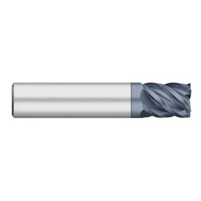 Titan USA TC61512 Square End Mill: 3/16" Dia, 3/8" LOC, 5 Flutes, Solid Carbide