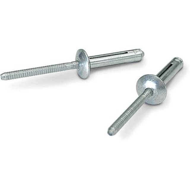 Marson VRMT-SA6-6S Open End Blind Rivet: Size 66, Protruding Head, Aluminum Body, Aluminum Mandrel