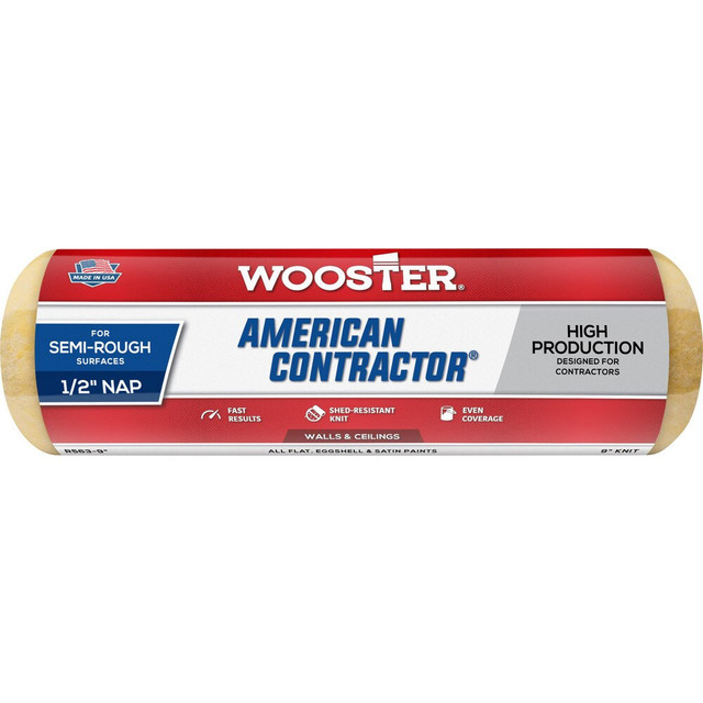 Wooster Brush R363-9 Paint Roller Cover: 1/2" Nap, 9" Wide