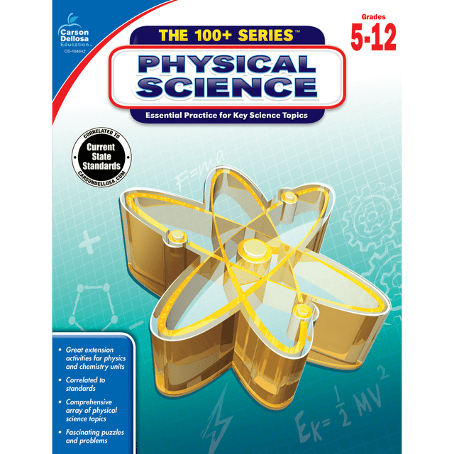 Designed to aid in the review and practice of physical science topics  Contains more than 100 pages of reproducible content for review and reinforcement of individual science topics. Covers topics such as scientific measurement, force and energy, matter, atoms and elements, magnetism and electricity.  Book includes realistic diagrams, grade level-appropriate activities, and easy-to-read thumbnail answer keys.  Aligned with current science standards.