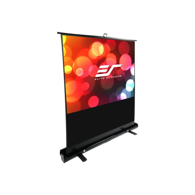 ELITE SCREENS INC. F84XWV1 Elite ez-Cinema Plus F84XWV1 - Projection screen - 84in (83.9 in) - 4:3 - Matte White - black