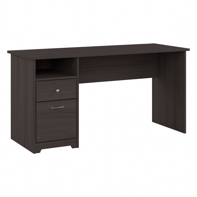 BUSH INDUSTRIES INC. WC31760 Bush Furniture Cabot 60inW Computer Desk With Drawers, Heather Gray, Standard Delivery BUSH INDUSTRIES INC. WC31760 Bush Furniture Cabot 60inW Computer Desk With Drawers, Heather Gray, Standard Delivery