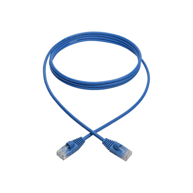 TRIPP LITE N261-S06-BL  Cat6a 10G Snagless Molded Slim UTP Ethernet Cable (RJ45 M/M) Blue 6 ft.