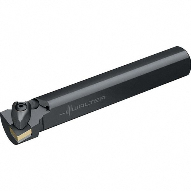 Walter 5335046 Indexable Boring Bar: A24T-DCLNR4, 1.76" Min Bore Dia, Right Hand Cut, 1-1/2" Shank Dia, 95 ° Lead Angle, Steel