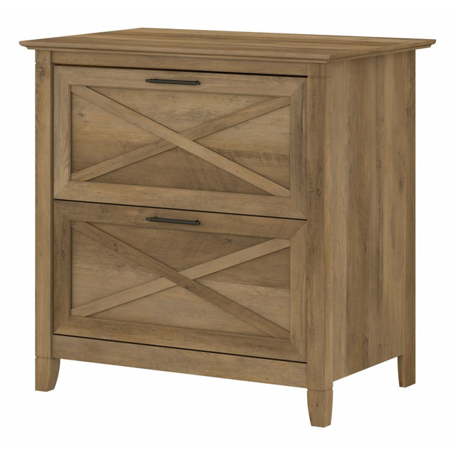 BUSH INDUSTRIES INC. KWF130RCP-03 Bush Furniture Key West 30inW x 19-7/8inD Lateral 2-Drawer File Cabinet, Reclaimed Pine, Standard Delivery BUSH INDUSTRIES INC. KWF130RCP-03 Bush Furniture Key West 30inW x 19-7/8inD Lateral 2-Drawer File Cabinet, Reclaimed Pine, Standard Delivery