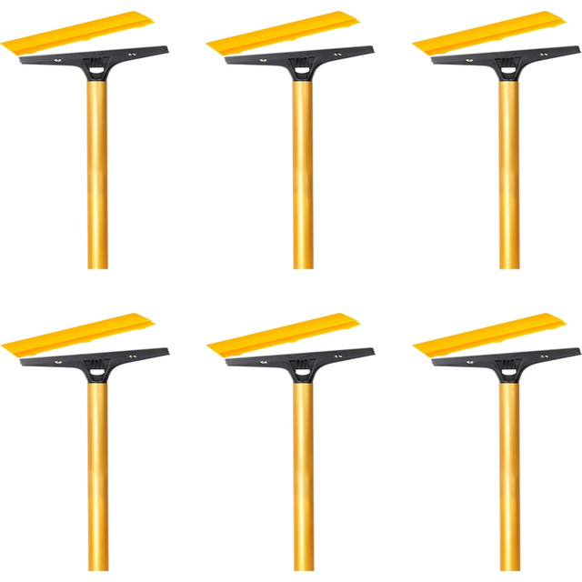 STECCONE PRODUCTS COMPANY 2007CT Ettore Heavy Duty Floor Scraper - 4in Carbon Steel Blade - 48in Anodized Aluminum Handle - Heavy Duty, Angled Head, Rubberized Grip - Gold - 6 / Carton STECCONE PRODUCTS COMPANY 2007CT Ettore Heavy Duty Floor Scraper - 4in Carbon Steel Blade - 48in Anodized Aluminum Handle - Heavy Duty, Angled Head, Rubberized Grip - Gold - 6 / Carton
