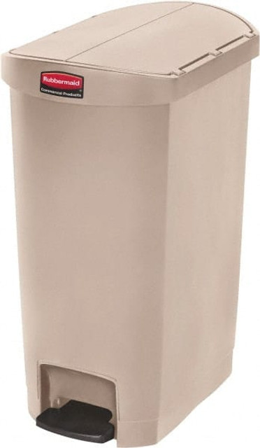 Rubbermaid 1883459 13 Gal Rectangle Unlabeled Trash Can