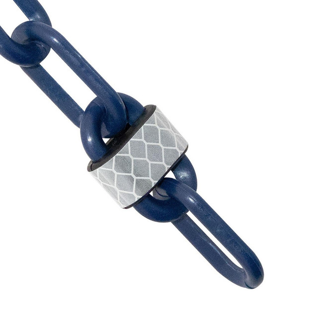 Mr. Chain 52066-25 Safety Barrier Chain: Plastic, Cobalt Blue, 25' Long, 2" Wide