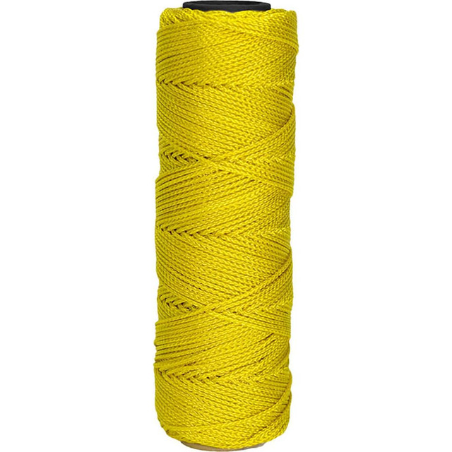 Bon Tool 11-134 Mason Line Twine: #18 Twine Dia, Nylon, Yellow