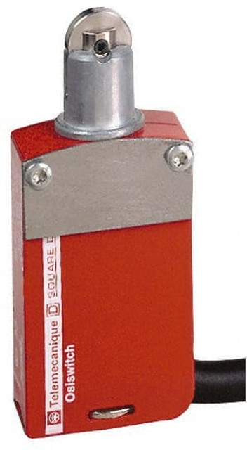 Telemecanique Sensors XCSM3702L2 NO/2NC Configuration, Multiple Amp Level, Metal Roller Plunger Safety Limit Switch