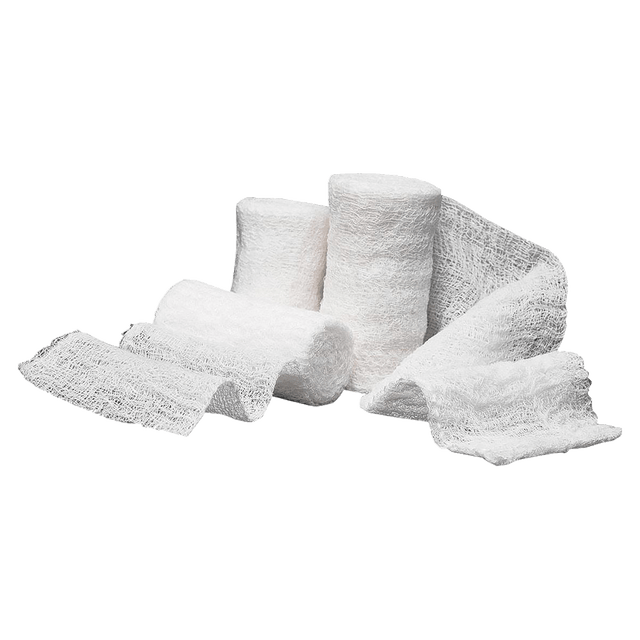 MEDLINE INDUSTRIES, INC. PRM25865 Medline Gauze Bandage Roll, 4 1/2in x 4 Yd., 6-Ply, Box Of 100