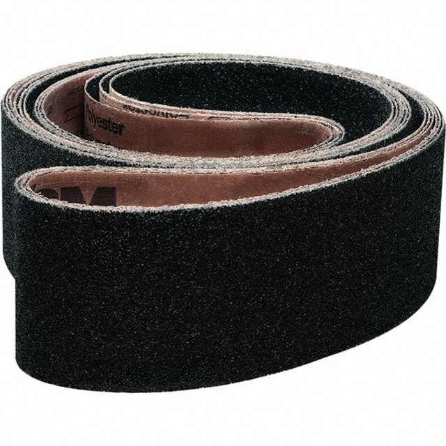 VSM 62678 Abrasive Belt: 3" Wide, 132" Long, 50 Grit, Silicon Carbide