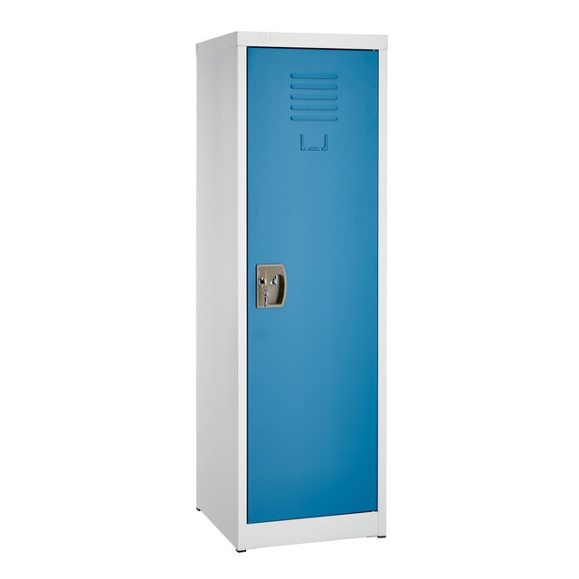 ADIR CORP. ADI629-01-BLU Alpine Kids' 1-Tier Steel Locker, 48inH x 15inW x 15inD, Blue