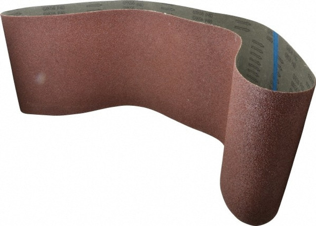 Tru-Maxx 7348 Abrasive Belt: 10" Wide, 70-1/2" Long, 40 Grit, Aluminum Oxide