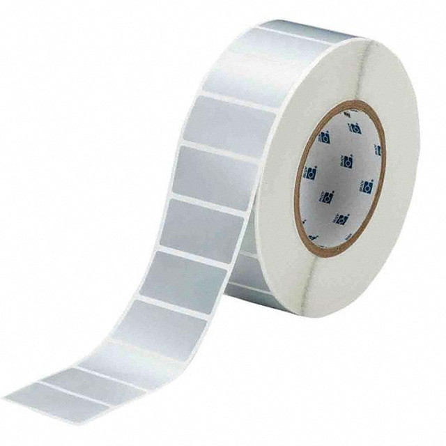 Brady 20825 Label Maker Label: Silver, Metallized Polyester, 3,000 per Roll