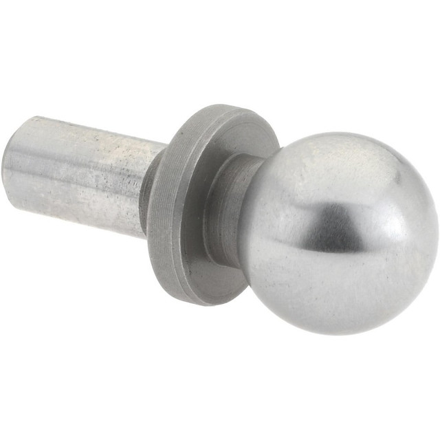 Gibraltar 826816-G Shoulder Tooling Ball: Inspection, 1/2" Ball Dia, 1/4" Shank Dia, Press-Fit