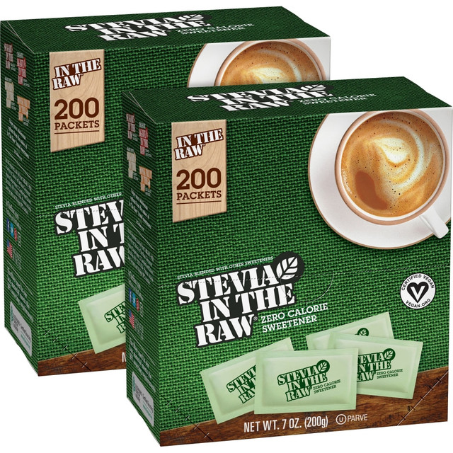 THE J.M. SMUCKER COMPANY 76014CT Stevia In The Raw Zero-calorie Sweetener - Packet - 0.035 oz (1 g) - Stevia Flavor - Artificial Sweetener - 400/Carton