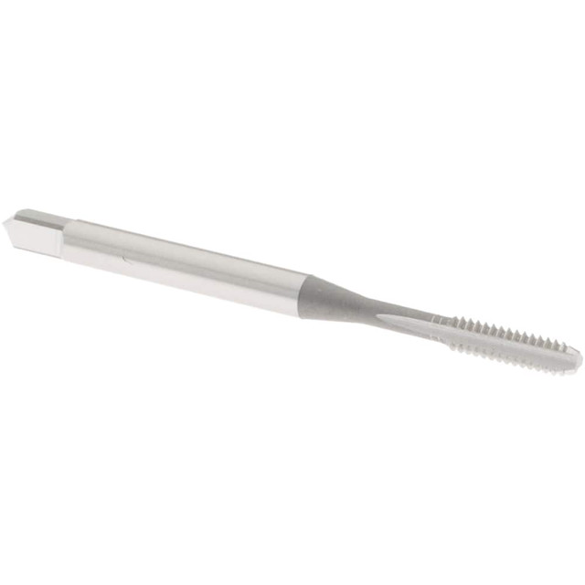 OSG 1012300 Straight Flute Tap: #4-40 UNC, 3 Flutes, Bottoming, 2B/3B Class of Fit, High Speed Steel, Bright/Uncoated