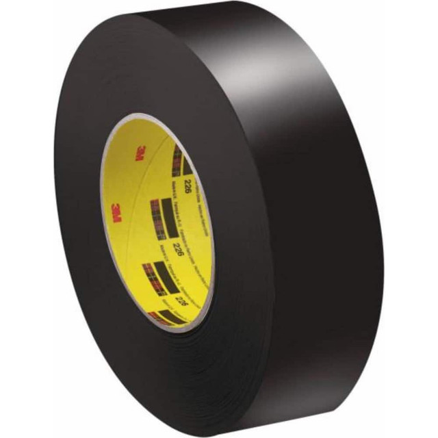 3M Masking Tape: 48" Wide, 60 yd Long, 10.6 mil Thick, Black 7010374274