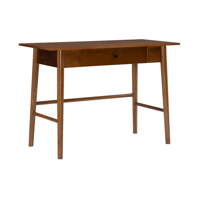 LINON HOME DECOR PRODUCTS, INC OFDP1829 Linon Liberty 42inW Home Office Computer Desk, Walnut LINON HOME DECOR PRODUCTS, INC OFDP1829 Linon Liberty 42inW Home Office Computer Desk, Walnut